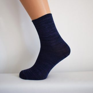 Nogavice brez elastike ženske Nogavice za diabetike Slovenske nogavice Barva temno vijolična 1