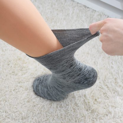 Nogavice brez elastike Nogavice za diabetike Slovenske nogavice Barva siva 6