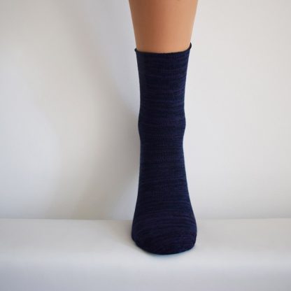 Nogavice brez elastike ženske Nogavice za diabetike Slovenske nogavice Barva temno vijolična 4
