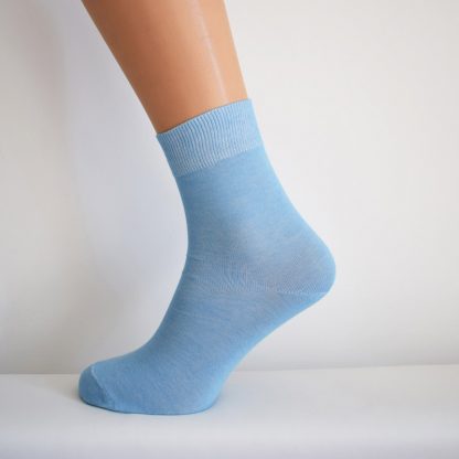 Ženske nogavice - Elegantne nogavice - Slovenske nogavice - Kvaliteta Polzela - Svetlo modra 1