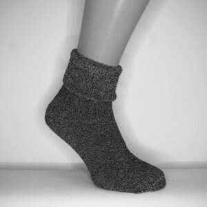 Termo nogavice brez elastike siva 02
